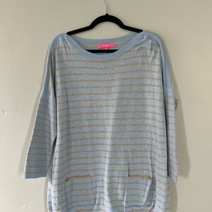 Lilly Pulitzer Striped Oversized Sweater - Size Large